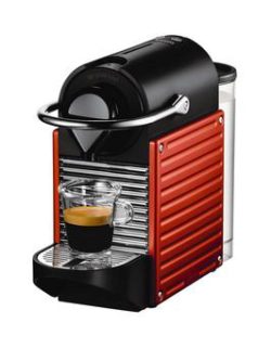 Nespresso Pixie Xn300640 Coffee Machine By Krups - Red